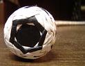 4ft Black and White 24 plait Custom Bullwhip Box Pattern knot detail E